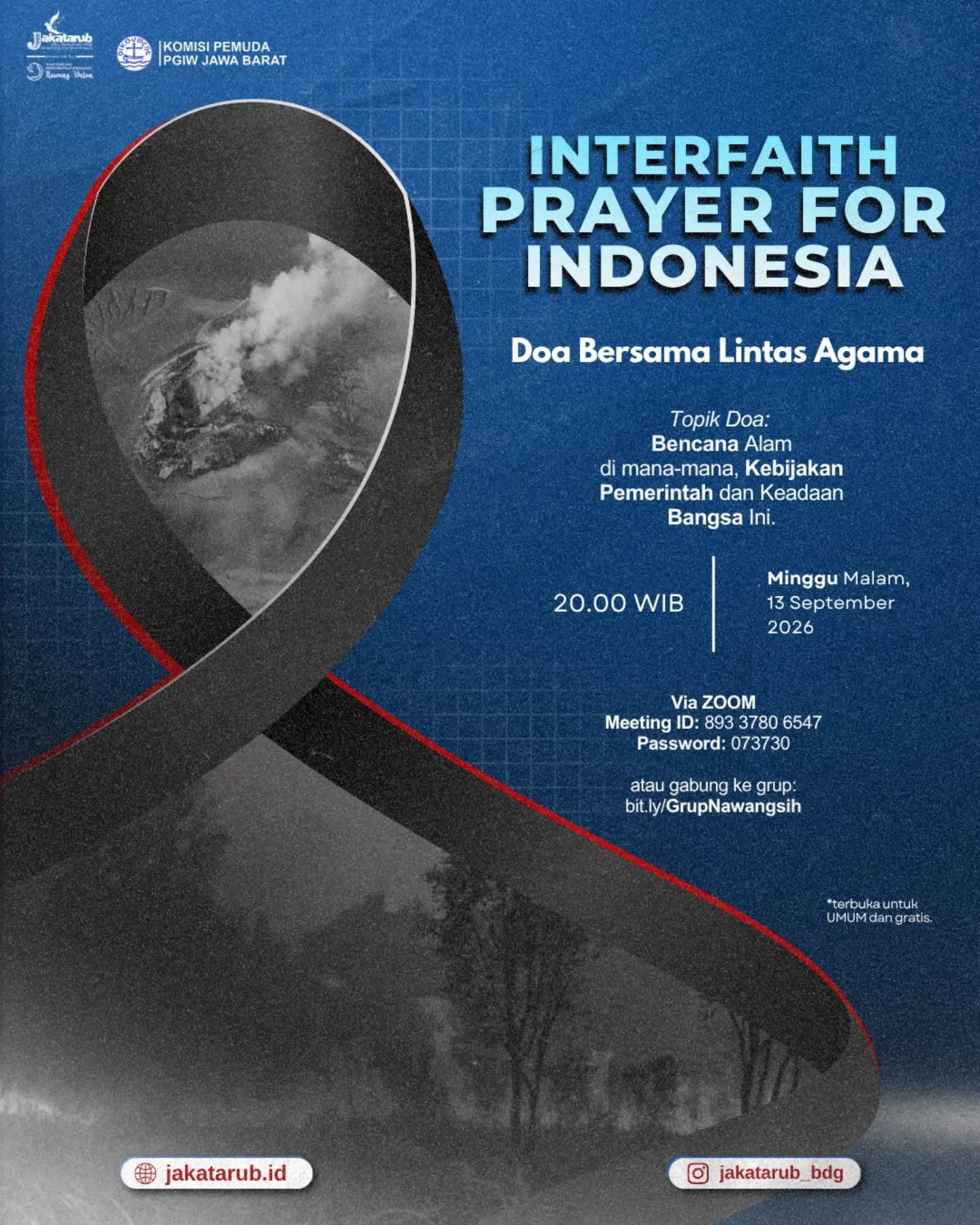Poster Doa Bersama Lintas Agama